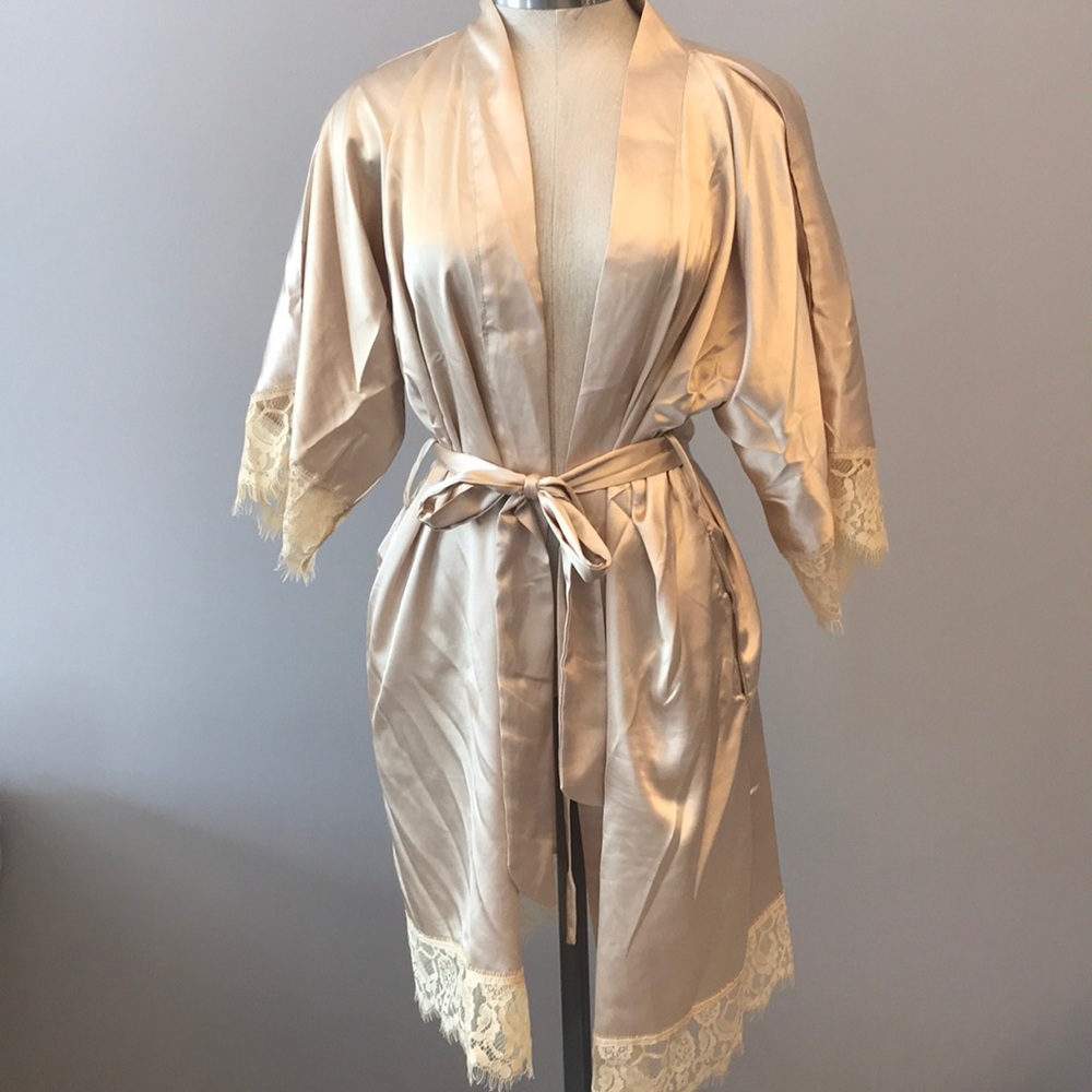 Silk robe